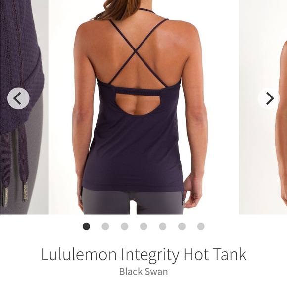 Lululemon Integrity Hot Tank Black Swan Size 2 - Picture 8 of 8